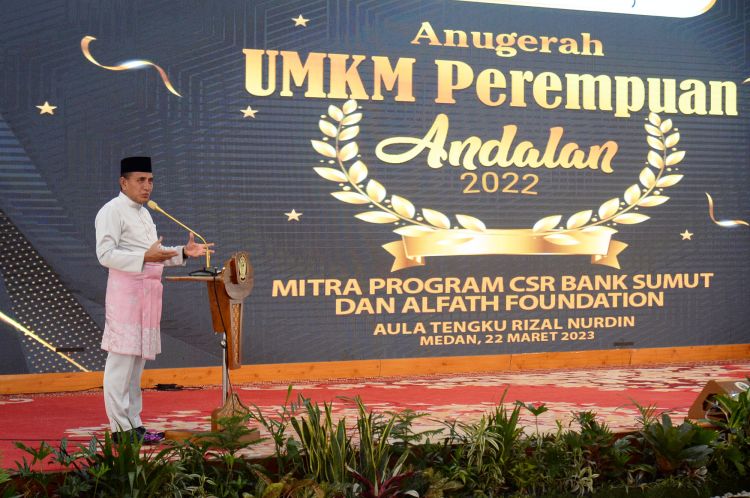 Gubernur Sumut Dorong UMKM  Bersemangat Kembangkan Usaha
