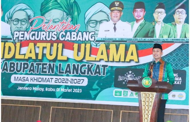 Wagub: Langkat Harus Kembali Menjadi Basis NU di Sumut