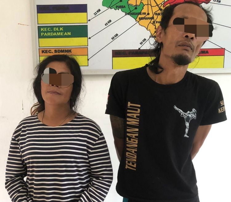 Polisi Tangkap Sepasang Pengedar Sabu di Simalungun
