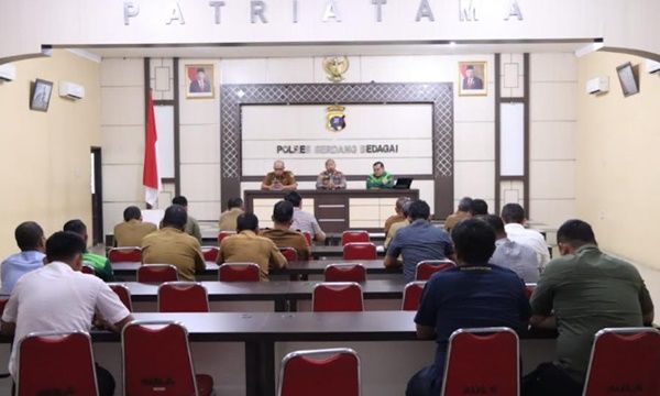 Pimpin Rakor Pengendalian Inflasi, Kapolres Sergai Sampaikan Hal Ini