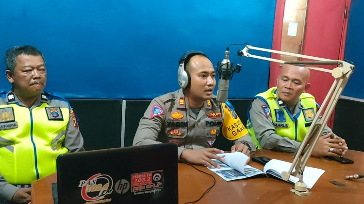 Kasat Lantas Polres Labuhanbatu Laksanakan Sosialisasi Ops Keselamatan Toba 2023