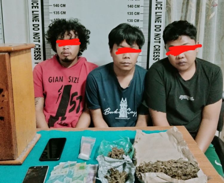 Kawanan Pengedar Ganja di Siantar Diringkus Polisi