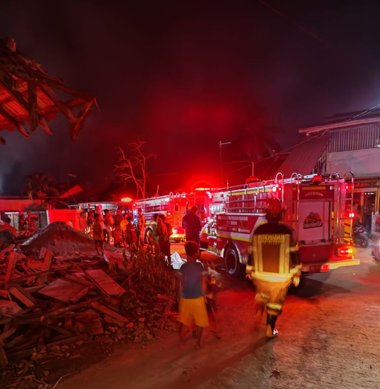 Diduga Akibat Obat Nyamuk, Rumah Kos-kosan di Belawan Terbakar