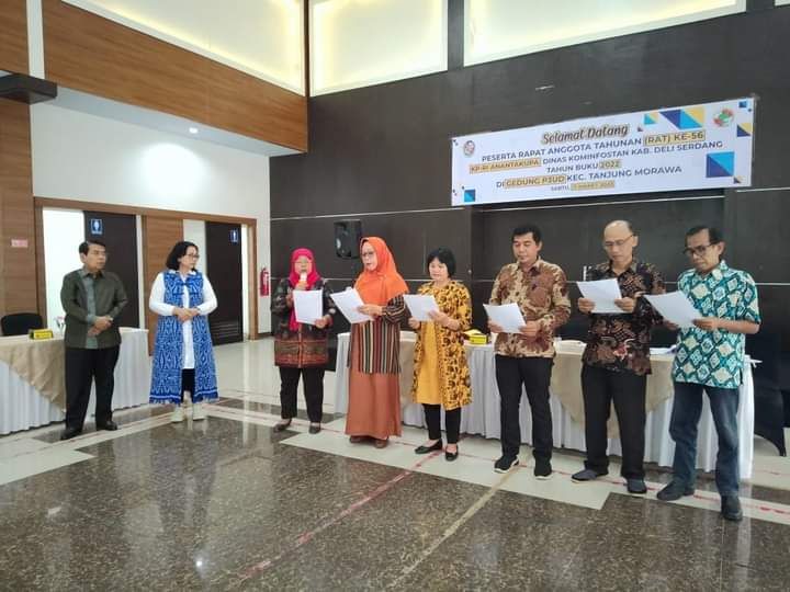 Korwil Pendidikan Percut Hadiri RAT KPRI