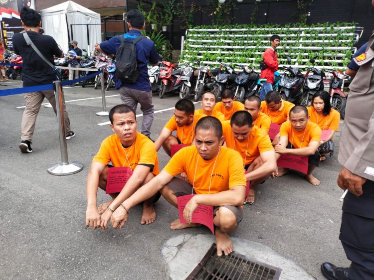 Polisi Ringkus 369 Bandit Jalanan di Medan