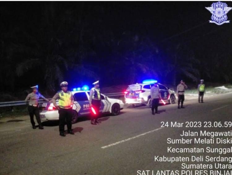 Patroli Blue Light Polres Binjai Seser Pelaku Kejahatan Jalanan