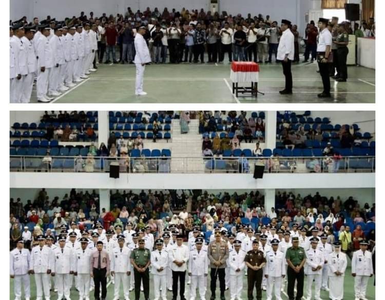 62 Kades Dilantik, Bupati Madina Ingatkan Agar Bijak Mengelola Dana Desa