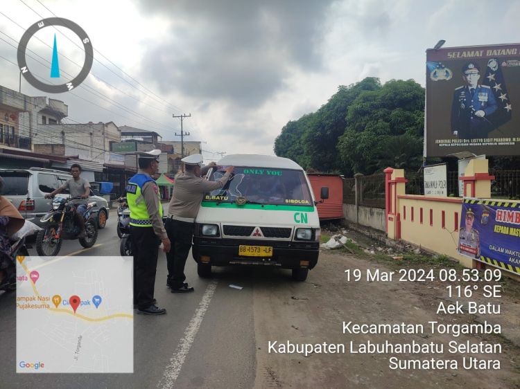 Polres Labuhanbtu Selatan Menindak  359 Pelanggar Berlalu Lintas
