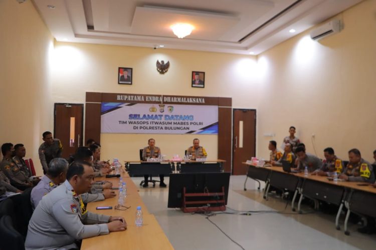 Tim Itwasum Mabes Polri Awasi Operasi Mantap Brata 2024
