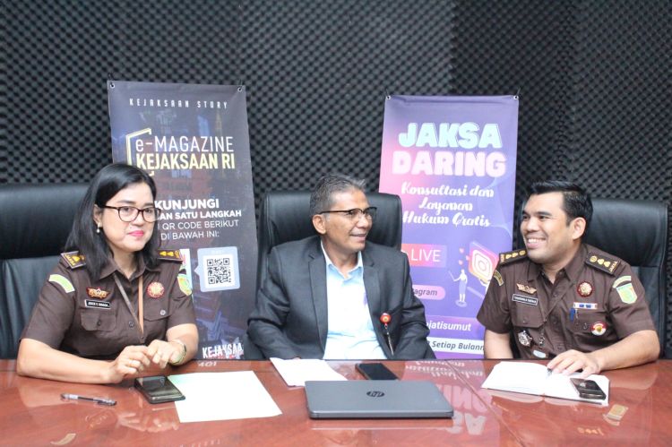 Jaksa Daring Dengan Ombudsman RI Perwakilan Sumut, Pelayanan Publik Merupakan Bentuk Pencegahan Korupsi