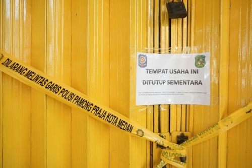 Nekat Beroperasi di Bulan Ramadan, 2 Panti Pijat Disegel Tim Gabungan Pemko Medan