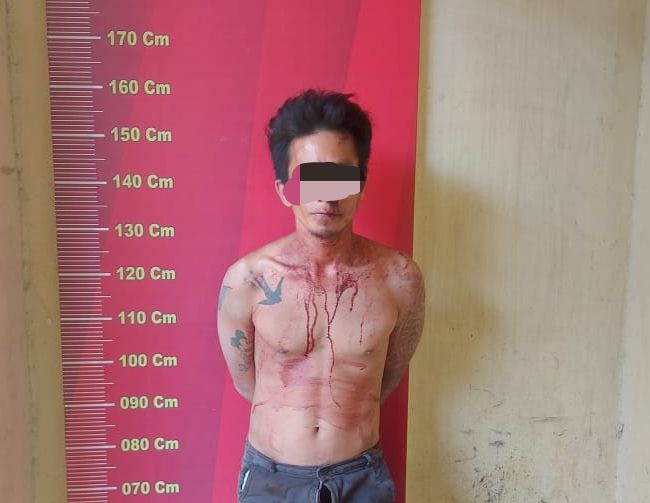 Maling Rumah Warga, Pria Bertato Walet Babak Belur Dimassa
