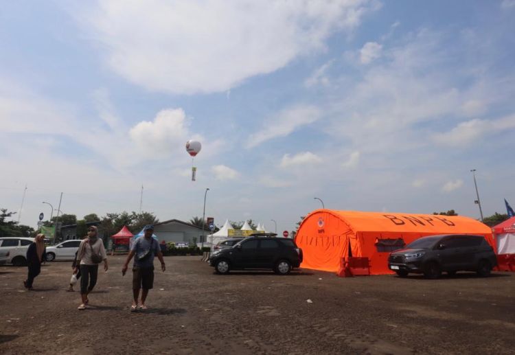 BNPB Dirikan Tenda di Rest Area KM 130 A Tol Cipali untuk Pemudik