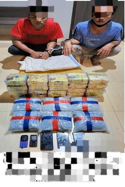Polda Sumut Sergap Dua Pemilik 20 kg Sabu dan 30 Ribu Butir Ekstasi di Gerbang Tol Riau