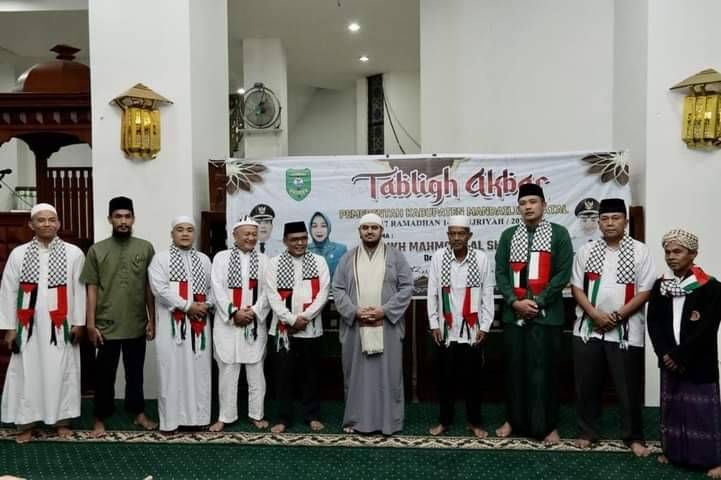 Tabligh Akbar Pemkab Madina Undang   Syekh Mahmoud Alshawish dari Palestina