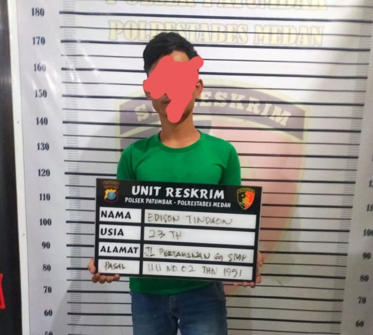 Bawa Kelewang Sambil Berkendara, Pria Ini Diciduk Tekab Polsek Patumbak