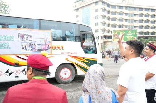2.126 Pemudik Diberangkatkan Di Hari Kedua Mudik Bareng Pemko Medan