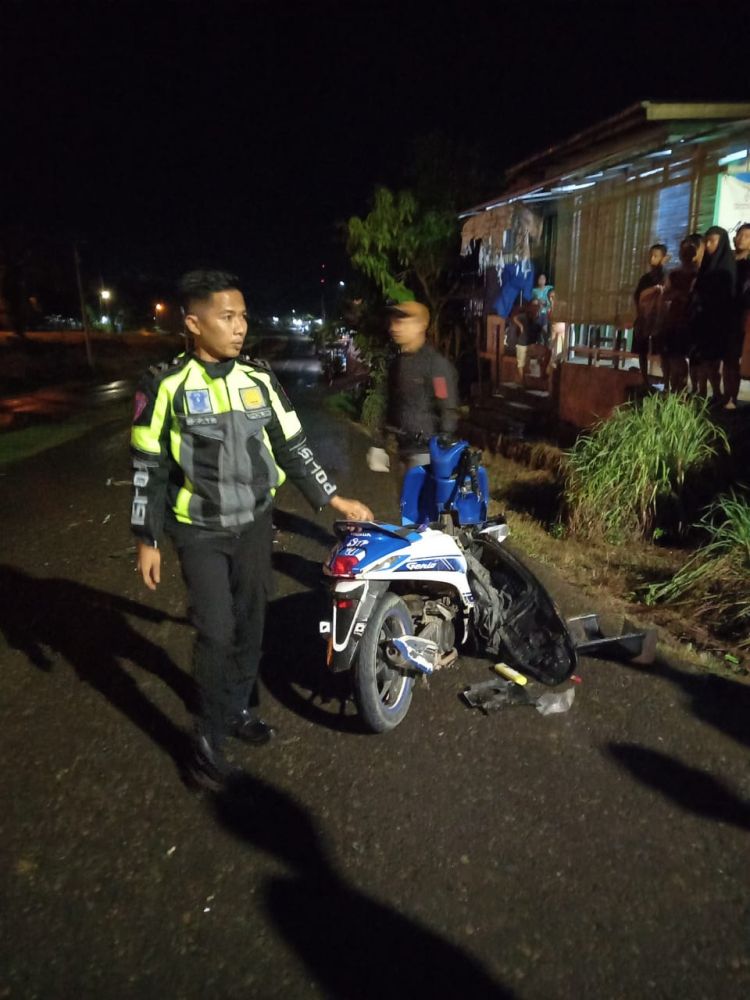 Sepeda Motor Kontra Truk di PALI, Satu Tewas