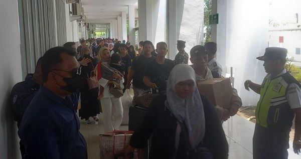 Lonjakan Penumpang H-4 Lebaran di Terminal Bandar Deli Capai 2.679 Orang