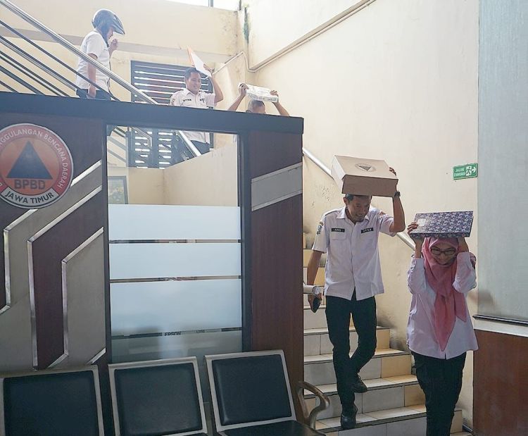 BPBD Jatim Lakukan Simulasi HKB di Tengah Pemantauan Arus Balik
