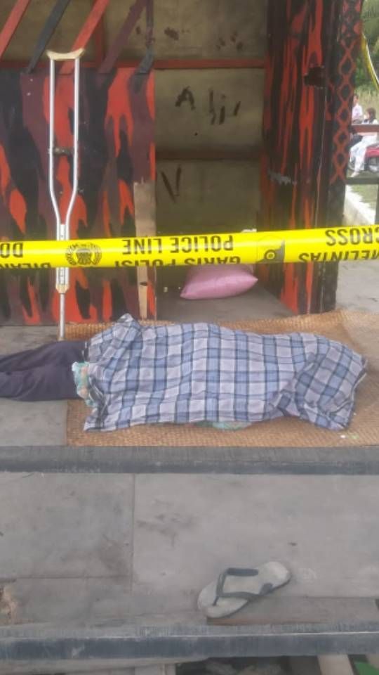 Gegerkan Warga, Pria Tua  Ditemukan Tewas di Depan  Pos OKP di Sergai