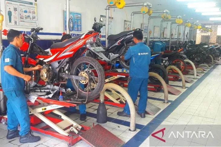Langkah perawatan motor usai balik kampung