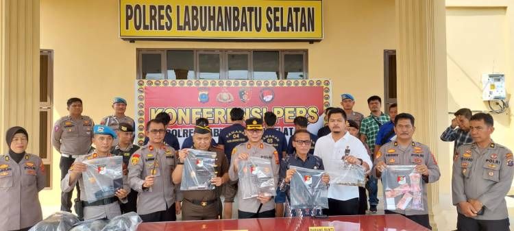 Polisi Beberkan Peran Masing-Masing Pelaku Perampokan Bersenjata  Api di Labuhanbatu Selatan