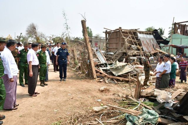 200 Rumah Dilaporkan Hancur dalam Peristiwa Badai Tornado di Myanmar
