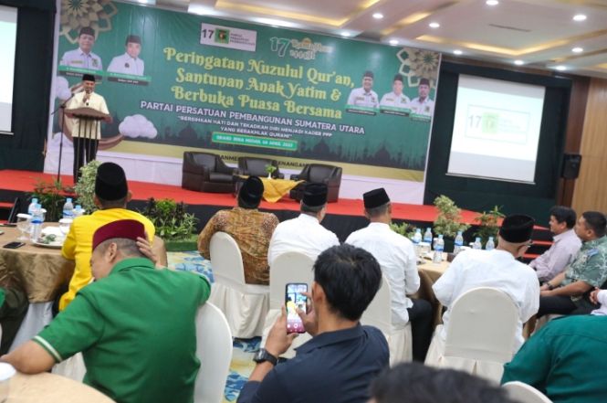 Hadiri Nuzulul Quran PPP, Ijeck Ajak Jaga Suasana Kondusif di Sumut
