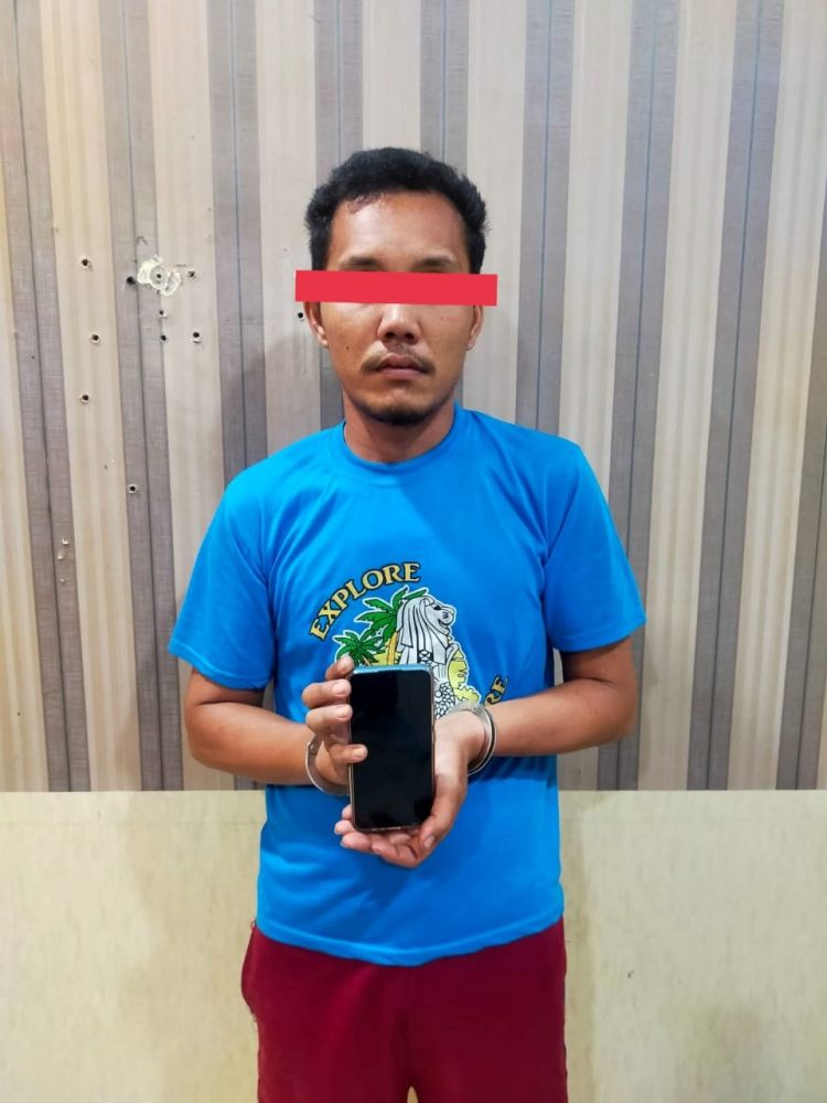 Satreskrim Polres Labuhanbatu Ciduk Pencuri Handphone