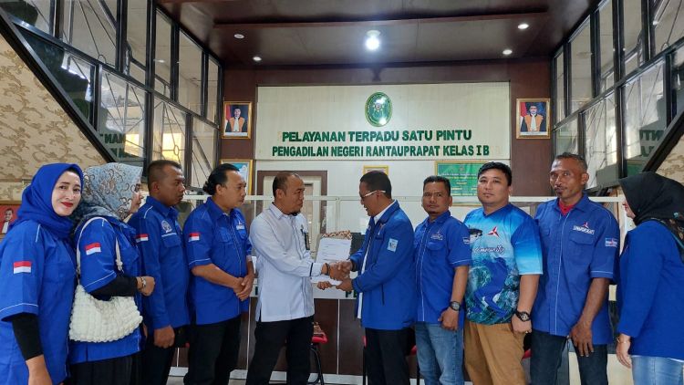 Partai Demokrat Kubu Moeldoko PK Putusan MA, DPC Demokrat Labusel Ajukan Perlindungan Hukum