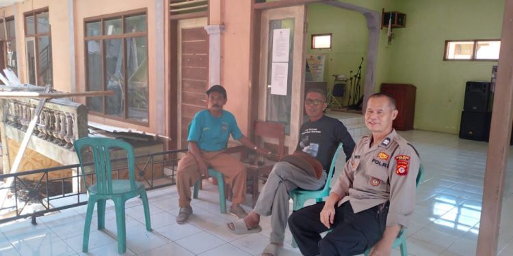 Ops Mantap Brata, Polsek Ciamis Patroli Dialogis ke Warga Petirhilir Cipta Kondisi Pasca Pemilu 2024