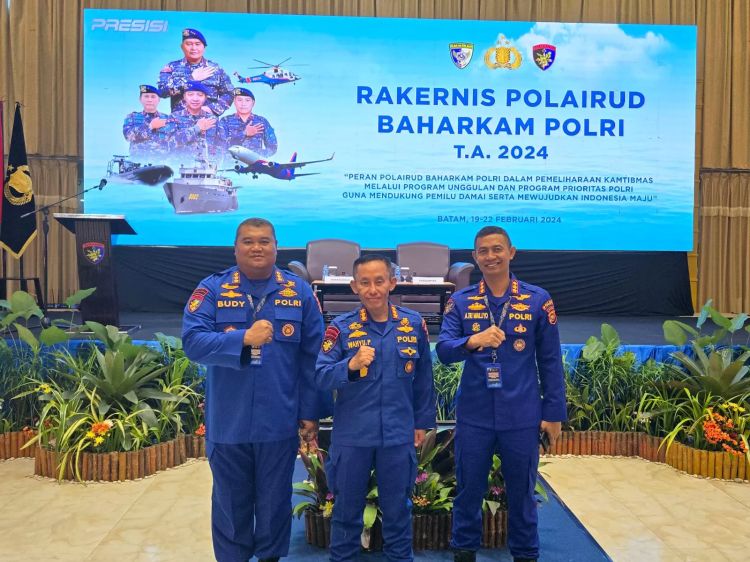 Dirpolairud Polda Jambi Ikuti Rakernis Polairud Baharkam Polri 2024