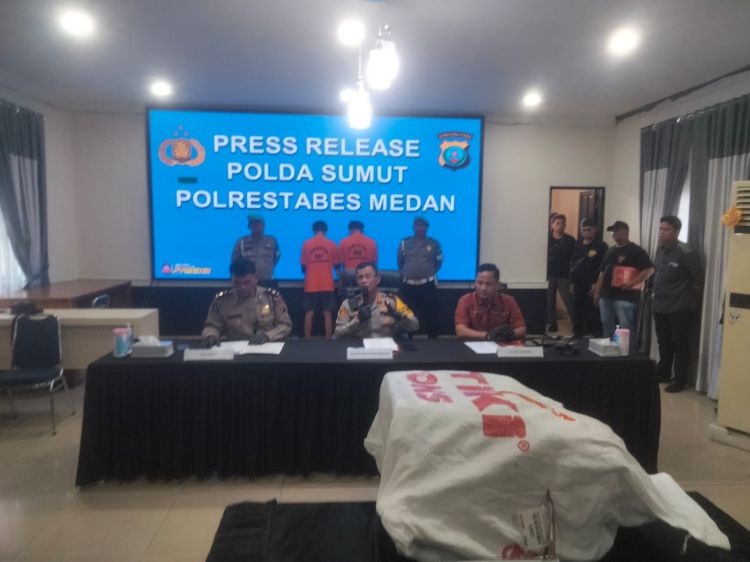 URC Presisi Polrestabes Medan Tangkap 2 Orang Bajing Loncat Bawa Kabur Sparepart Senilai Rp 50 Juta