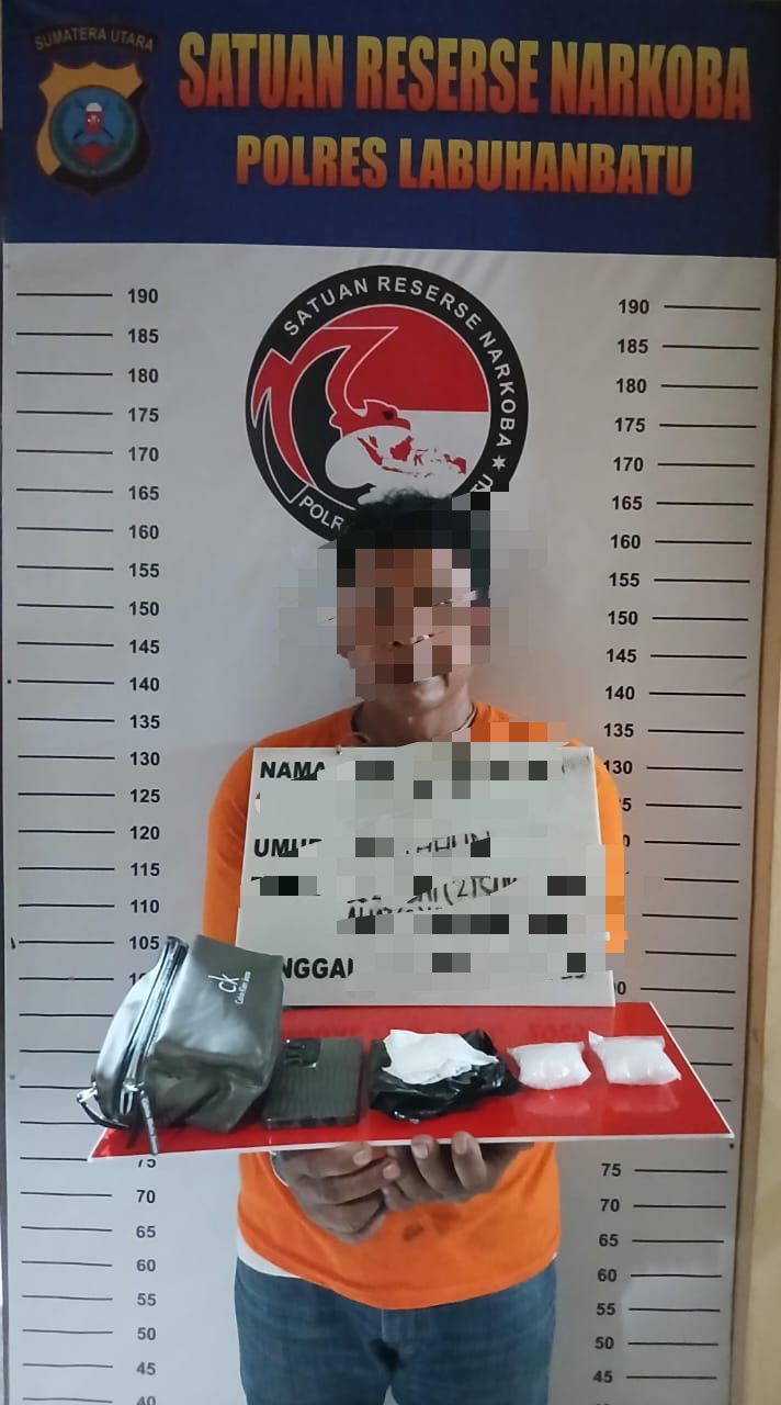 Polres Labuhanbatu Berhasil Gagalkan Peredaran Sabu Sebanyak 101.9 Gram