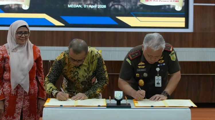 PLN UIP3B Sumatera dan Kejatisu Perkuat Sinergi Hukum melalui Penandatanganan PKS
