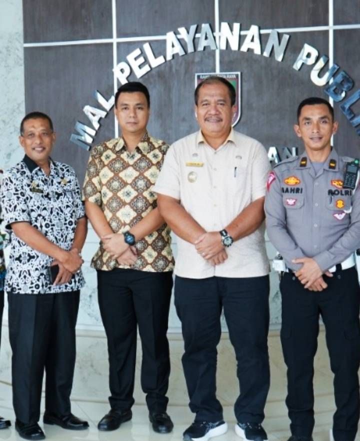 Pak Bupati di Lampung Selatan, Wabup di Asahan Ikuti Peresmiam MPP Secara Virtual