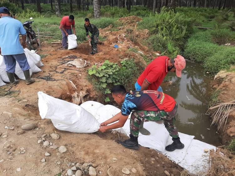 TMMD Kodim Deli Serdang Timbun Jalan Baru Dibangun Sepanjang 6 Ribu Meter Dinilai Rawan Longsor