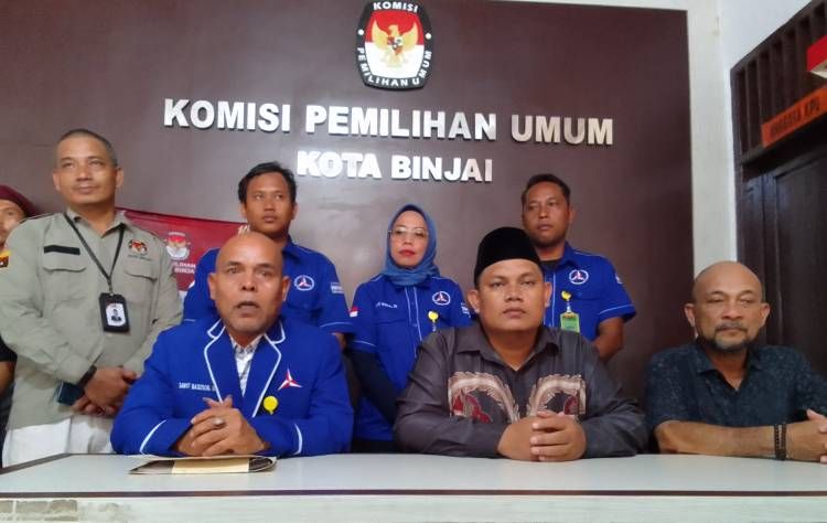 Target Lebih dari 3 Kursi, Demoktar Daftarkan 35 Bacaleg ke KPU Binjai
