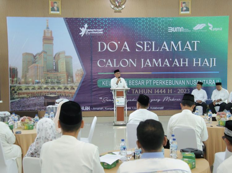 PTPN2 Tanjung Morawa Doakan 35 Jamaah Calhaj