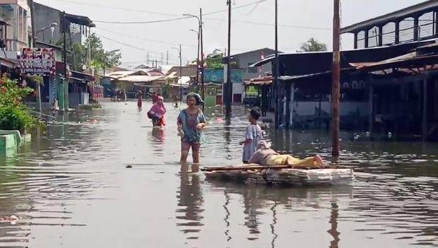 Langganan, Ribuan Rumah di Belawan Terdampak Banjir Rob