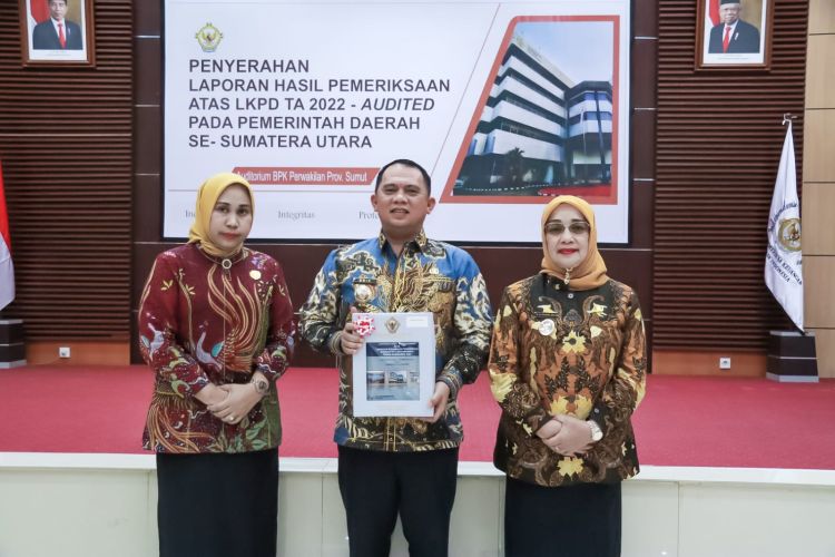 Kabupaten Labuhanbatu Terima Predikat Opini WTP dari BPK RI