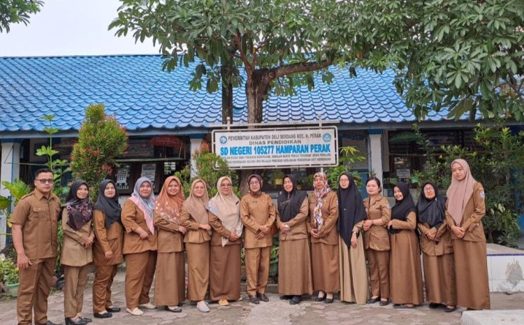 Korwilcam Pendidikan Hamparan Perak yang Baru Kunjungi SDN