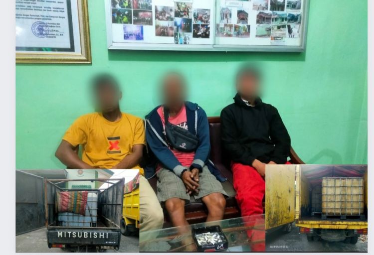 Mafia BBM Subsidi Ditangkap Personel Lidpamfik Denpom l/1 Pematangsiantar