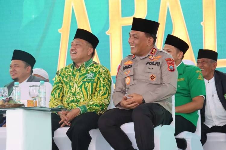 Kapolda Sumut Hadiri Kegiatan Tasyakuran Satu Abad Nahdatul Ulama di Madina