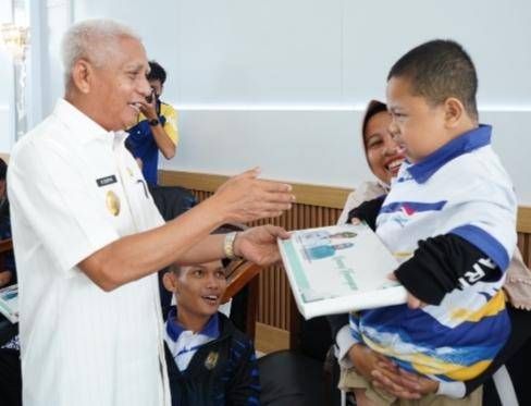 Puluhan Atlet NPC Asahan Dilepas  Bupati Bertanding di Ajang Peparprov Sumut