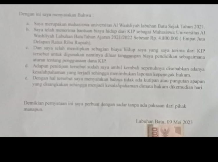 MP Al-Washliyah Turun Gunung Ke Univa Al-Washliyah Labuhanbatu Masalah KIP