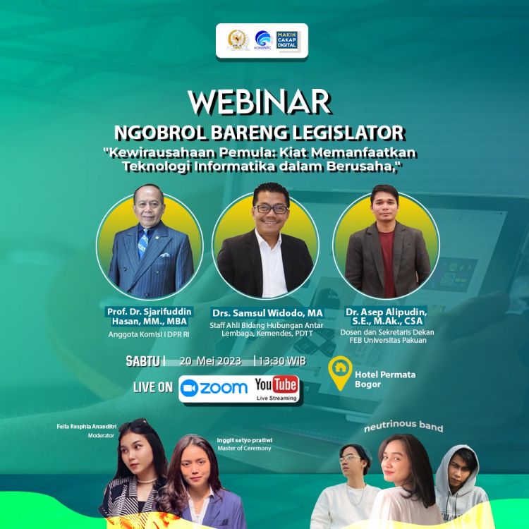 Ngobrol Bareng Legislator: Kiat Memanfaatkan Teknologi Informatika dalam Berusaha