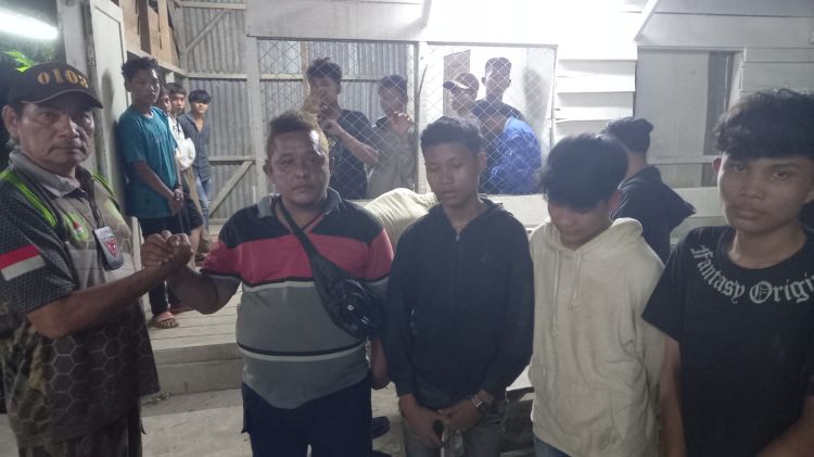 Belasan Remaja Tawuran Pakai Klewang Didata Lalu Dipulangkan Setelah Dijemput Orangtua