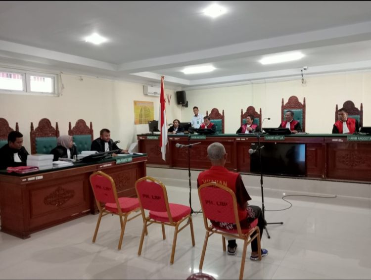 Terdakwa Ditegor Hakim, Laham Kebun Tanjung Garbus Dijual Rp 1,5 Miliar Per 2 Hektar.